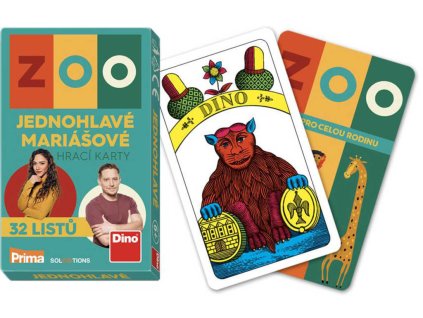 DINO Hra Karty Mariášové jednohlavé Prima ZOO *SPOLEČENSKÉ HRY*