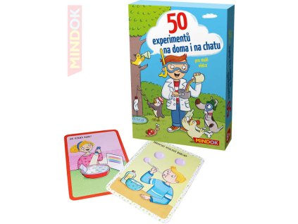 MINDOK HRA 50 experimentů na doma i na chatu