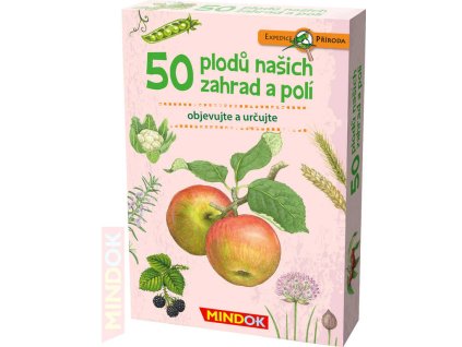 MINDOK HRA kvízová Expedice Příroda: 50 plodů našich zahrad a polí naučná