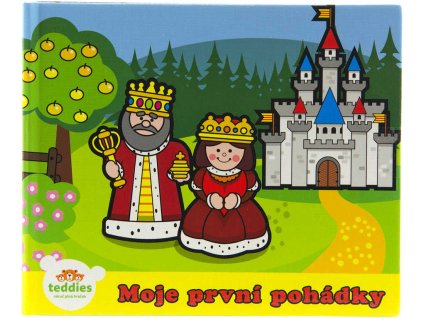 Knížka baby Moje první pohádky 14x11cm leporelo pro miminko