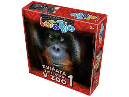 EFKO HRA Lototrio Zvířata v ZOO 1 dětské vzdělávací hry