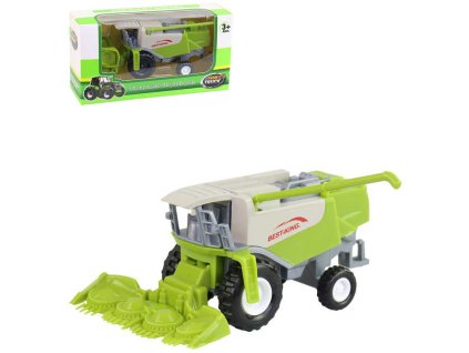 Kombajn kovový 11cm žací stroj volný chod v krabici