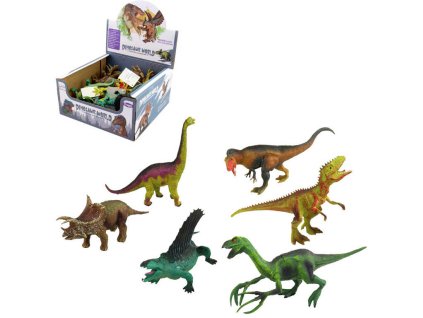 Zvířata dinosauři 11-18cm plastové figurky zvířátka 6 druhů