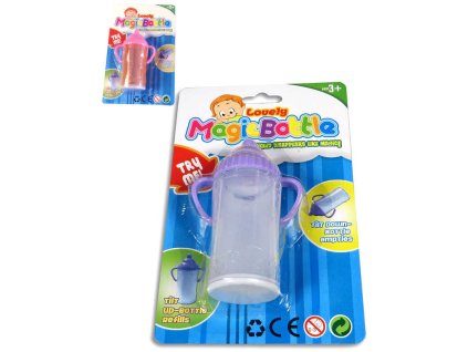 Lahvička kouzelná kojenecká pro panenku miminko 16cm s mizející tekutinou