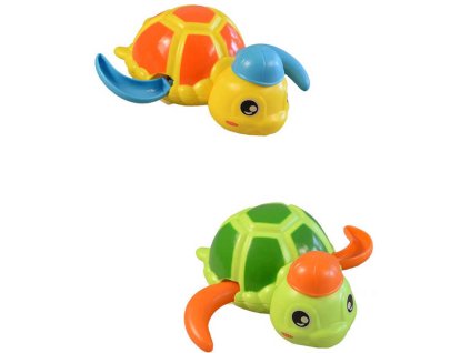 Želva 12cm baby zvířátko na klíček do vody pro miminko do vany 2 barvy