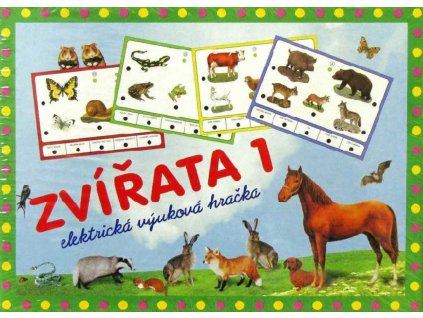 SVOBODA VOLTÍK Hra Zvířata 1 elektronická vědomostní na baterie Světlo