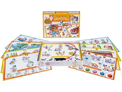 SVOBODA VOLTÍK Hra Školička 2 elektronická vědomostní na baterie Světlo