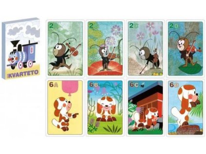 AKIM Hra karetní Kvarteto Mašinka *SPOLEČENSKÉ HRY*