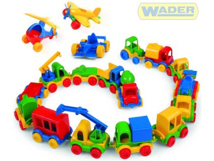 WADER Kid Car vozítka 18 druhů 60000