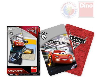 DINO Hra karetní Černý Petr Cars 3 (Auta) *SPOLEČENSKÉ HRY*
