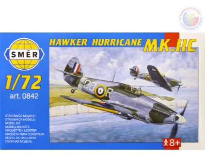 SMĚR Model letadlo Hawker Hurricane MK IIC 1:72 (stavebnice letadla)