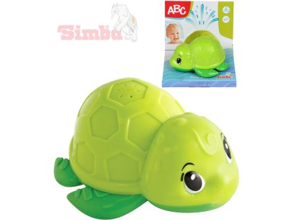 SIMBA Baby želvička do vody 11cm na baterie s vodotryskem plast pro miminko