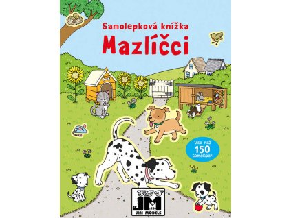 JIRI MODELS Samolepková knížka Mazlíčci 150 samolepek