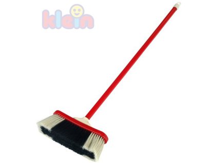 KLEIN Smeták dětský velký 60cm červený plast