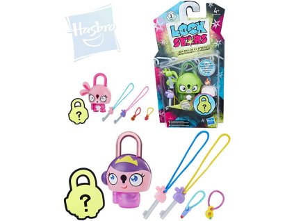 HASBRO Lock Star zámeček figurka s překvapením set s klíčky a přívěsky