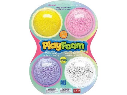 PlayFoam pěnová kuličková modelína boule set 4 barvy holčičí I.