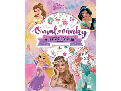JIRI MODELS Omalovánky + tetování Disney Princezny
