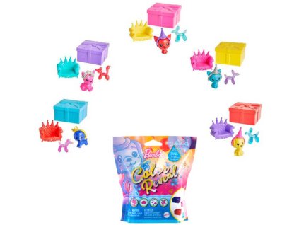 MATTEL BRB Barbie Color reveal set zvířátko s doplňky s překvapením