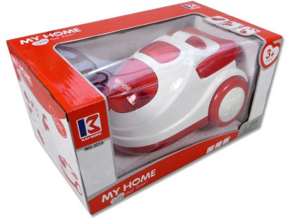 Vysavač dětský plastový 19cm s kuličkami na baterie Světlo v krabici