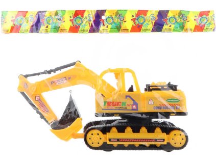 Auto bagr 27cm plastový pásový pracovní stroj buldozer na setrvačník 2v1