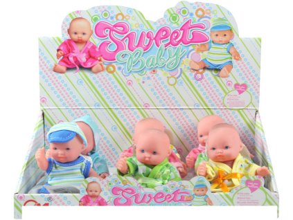 Panenka miminko malé 11cm v župánku 6 druhů