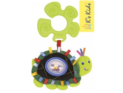 K´S KIDS Želva chrastící s úchytem na kočárek