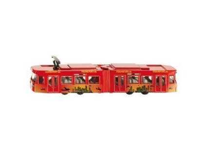 SIKU Tramvaj mnichovská kovová kloubová 1615
