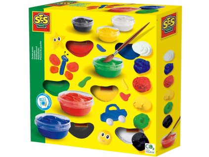 SES CREATIVE Barvy plakátové kreativní set 6 barev v krabici