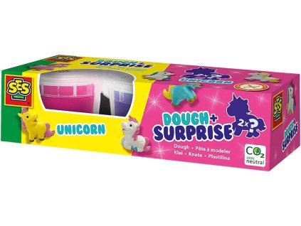 SES CREATIVE Baby modelína jednorožci set 2 kelímky s překvapením