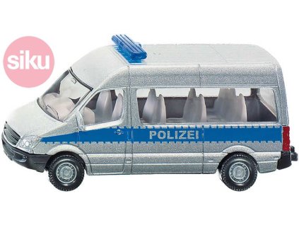 SIKU Blister Mikrobus policejní POLICIE dodávka KOV
