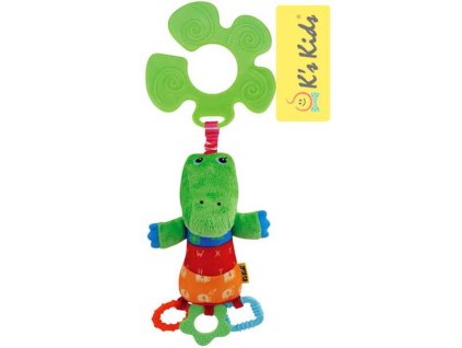 K´S KIDS Krokodýl KrokoBloko Textilní S úchytem Na kočárek BABY