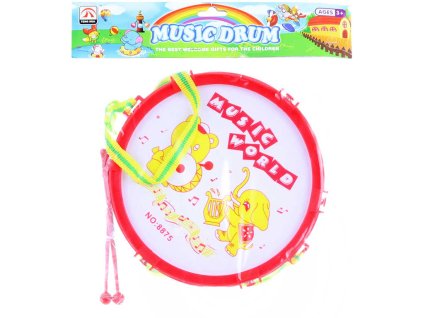 Bubínek dětský 19cm se zvířátky set se 2 paličkami *HUDEBNÍ NÁSTROJE*