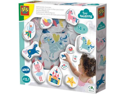 SES CREATIVE Baby vodolepky pěnové pohádkové postavy set 14ks v krabici