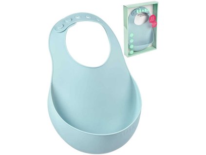 BEABA Baby bryndák silikonový modrý pro miminko