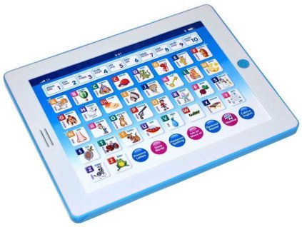 Tablet maxi v češtině a angličtině Česko - Anglický modrý