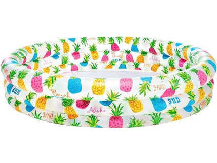 INTEX Bazén dětský nafukovací ananas kulatý 132x28cm bílý 59431