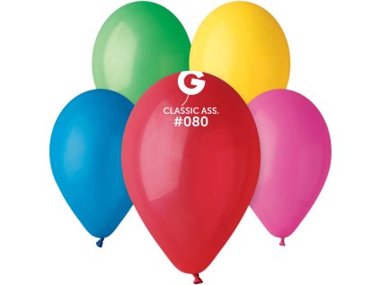 GEMAR Balónky nafukovací 26cm Pastelové barevné set 15ks v sáčku