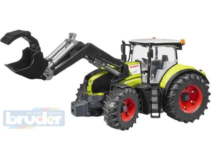 BRUDER 03013 Traktor Claas Axion 950 s čelním nakladačem 1:16 plast