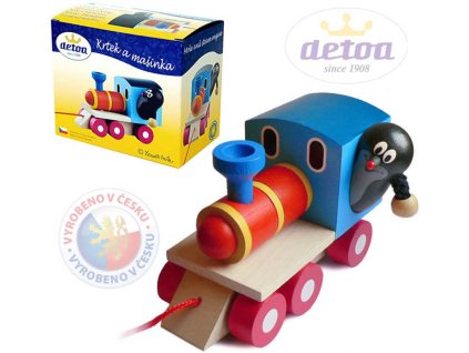 DETOA Krteček a mašinka * DŘEVĚNÉ HRAČKY *