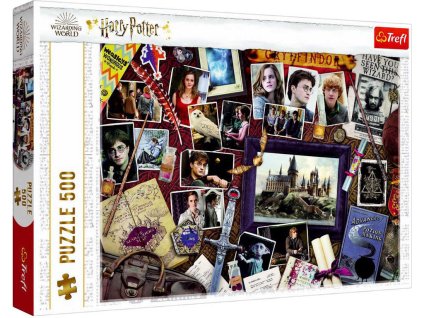 TREFL PUZZLE Harry Potter Bradavické vzpomínky 48x34cm 500 dílků skládačka