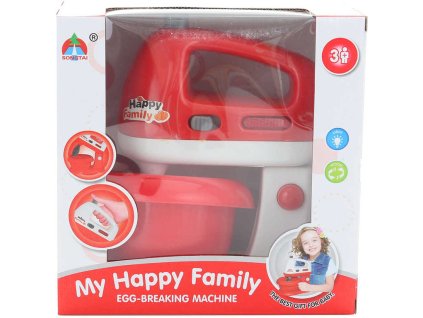 Šlehač s mísou dětský mixér na baterie Světlo plast v krabici