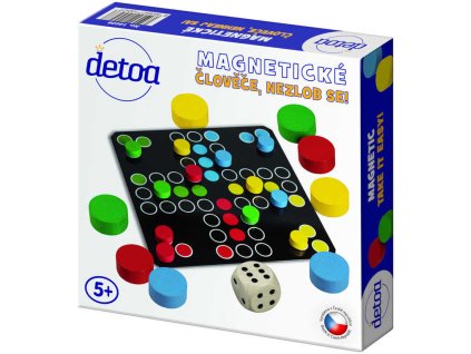DETOA DŘEVO Hra Člověče, nezlob se! magnetické *SPOLEČENSKÉ HRY*