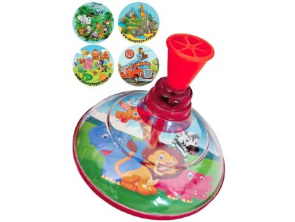 Káča točící velká 16cm dětský vlček plastový různé druhy