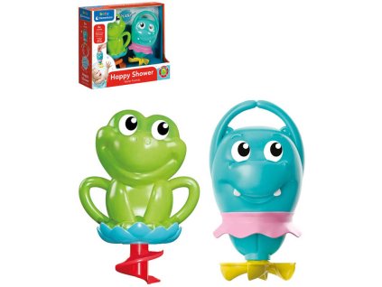 CLEMENTONI Baby zábavná zvířátka 2ks do vany do vody pro miminko