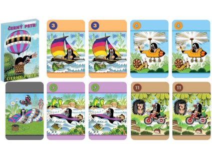 AKIM Hra Černý Petr Krtek (Krteček) 6 v papírové krabiččce *SPOLEČENSKÉ HRY*