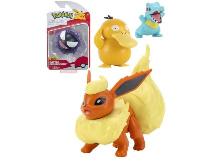 Pokémon Battle figurka set 1-2ks na kartě různé druhy plast