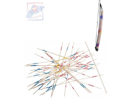 WOODY DŘEVO Hra mikádo maxi zahradní set 31 tyček *SPOLEČENSKÉ HRY*