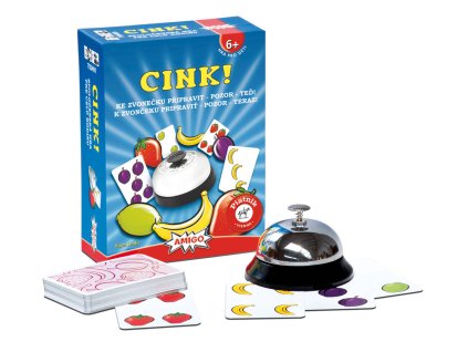 PIATNIK Hra CINK! postřehová karetní *SPOLEČENSKÉ HRY*