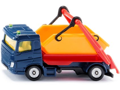 SIKU Auto s kontejnerem svoz komunálního odpadu model kov 1298