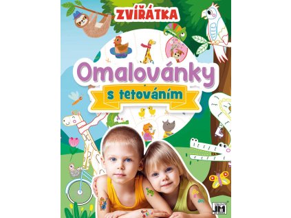 JIRI MODELS Omalovánky s tetováním Zvířátka